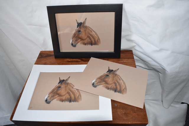 Print: Heart Horse 