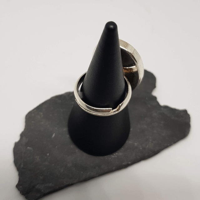925 Sterling Silver Rock Pool Ring – One of a Kind (Size L/M)