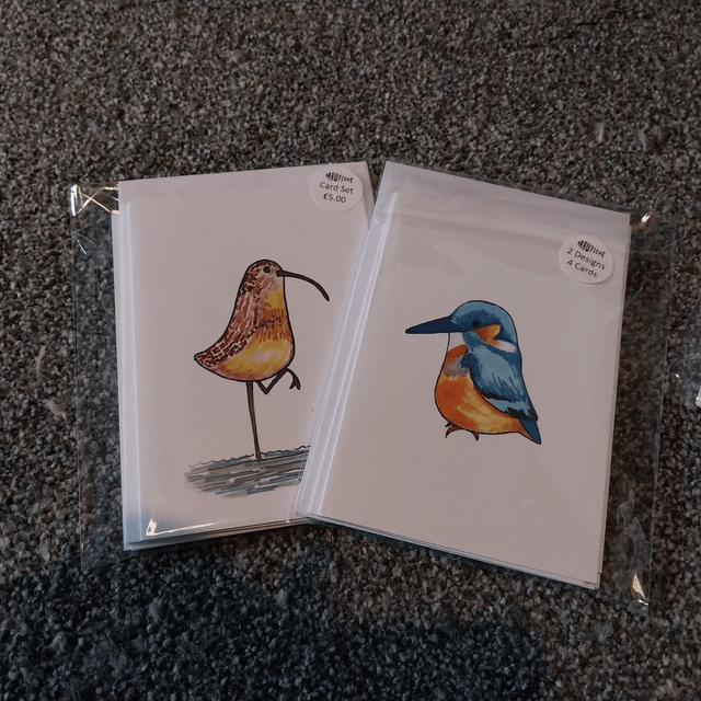 Hand-Drawn A6 Greeting Cards – Individual or Pack Options